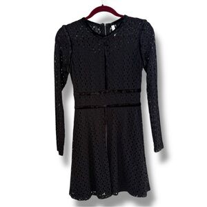 Elegant Black Lace Dress